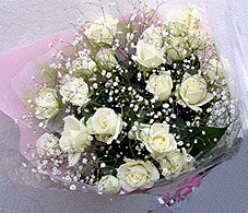 white roses