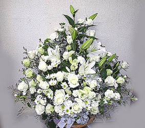 white arrange