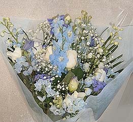 blue bouquet